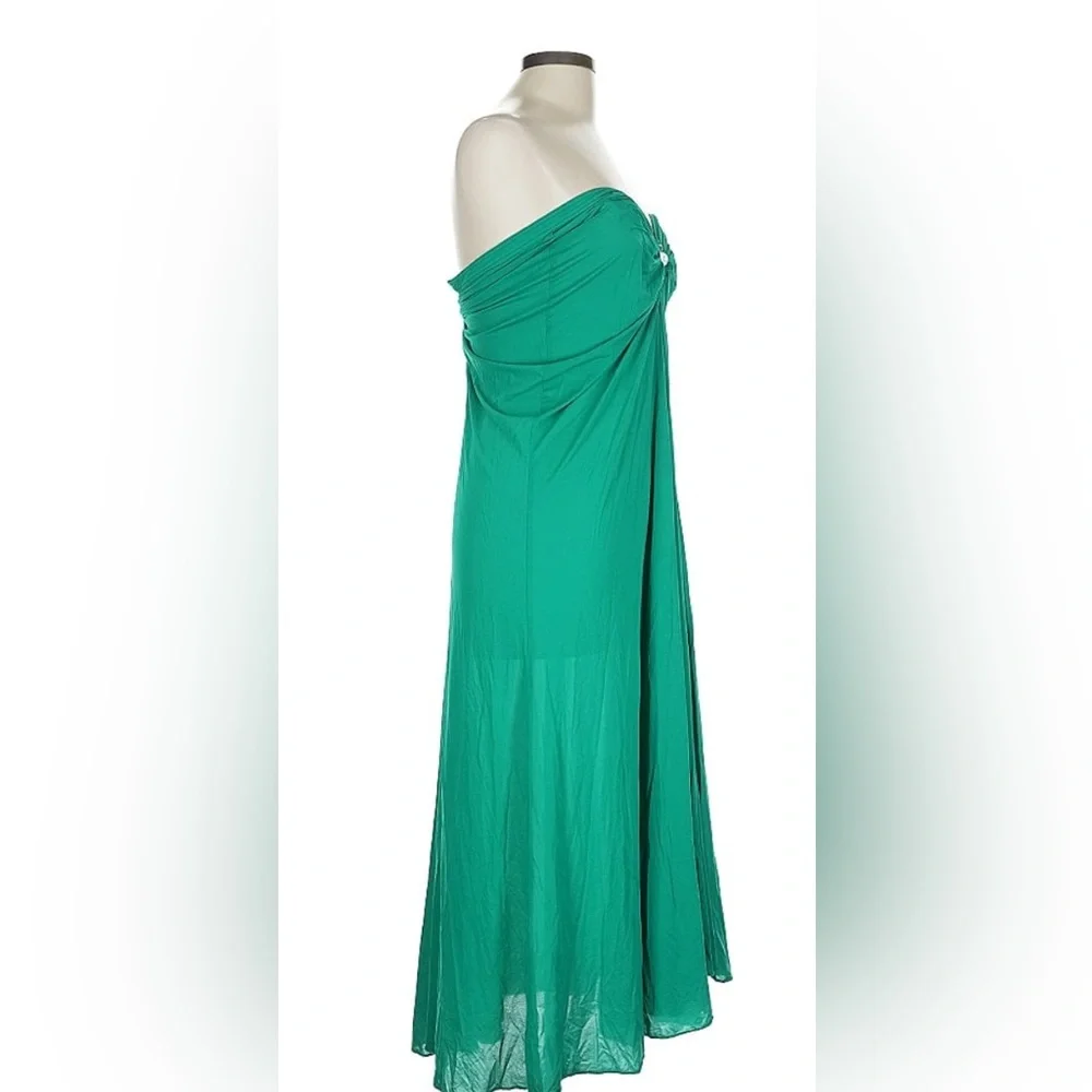 Paco Rabanne Green Strapless Gown - Picture 3 of 9